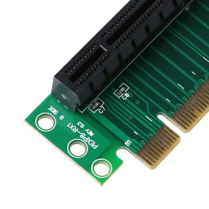 

PCI-Express 8X Riser Card Удлинитель Угловой адаптер Riser для высоты 1U