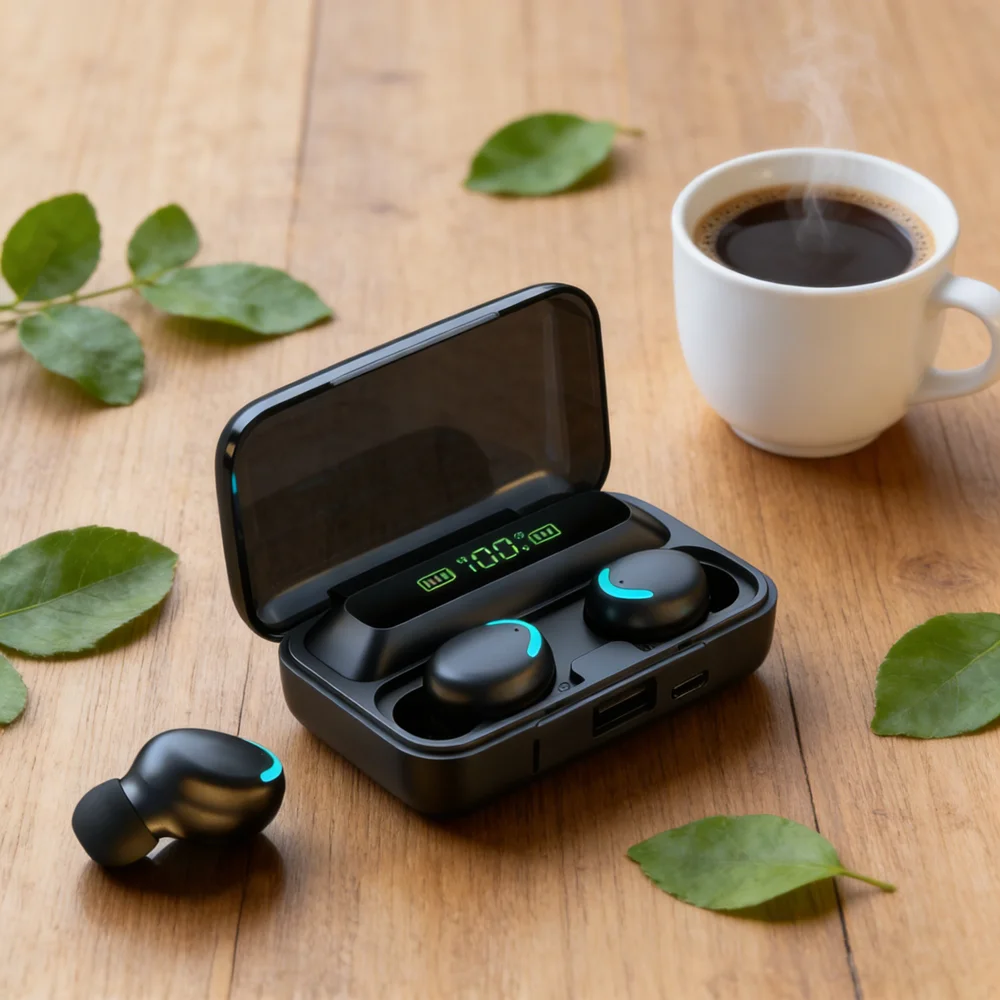 Draadloze koptelefoon LED-display Binaural TWS Draadloze Bluetooth-headset Ruisonderdrukking Bluetooth-hoofdtelefoon