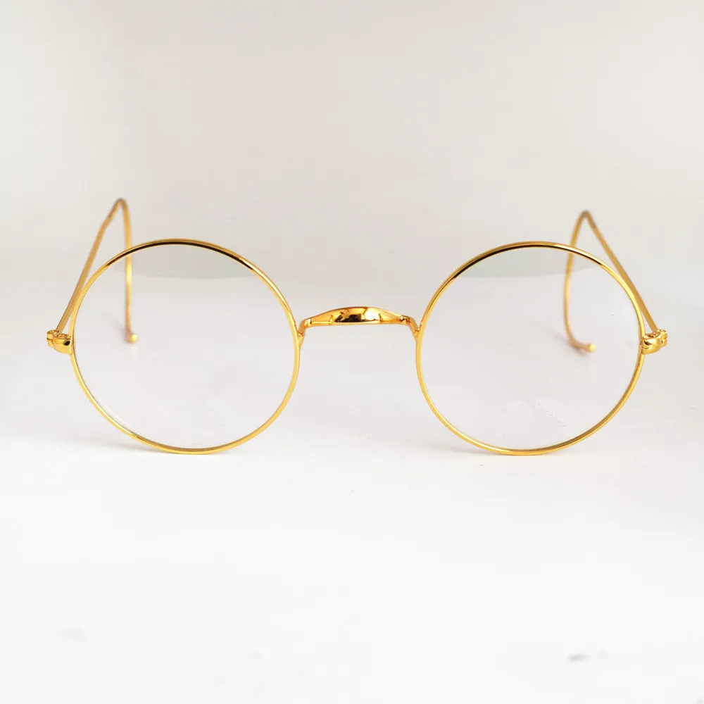 52mm oversize Vintage Gold Round Antique Wire Rim Metal Reading Glasses  Full Rim  +125 +175 +200 +225 +250 +275 +375 +400 +425