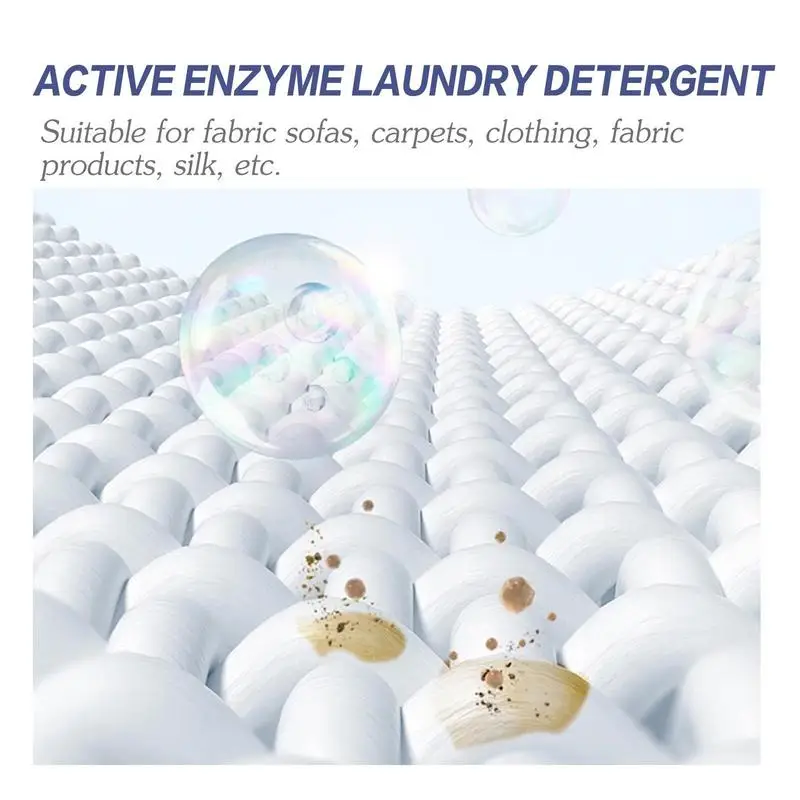 Active Enzyme Clothing Stain Remover 120ml Clothes Stain Remover Oil Stain Laundry Detergent Active Enzyme Clothing Stain