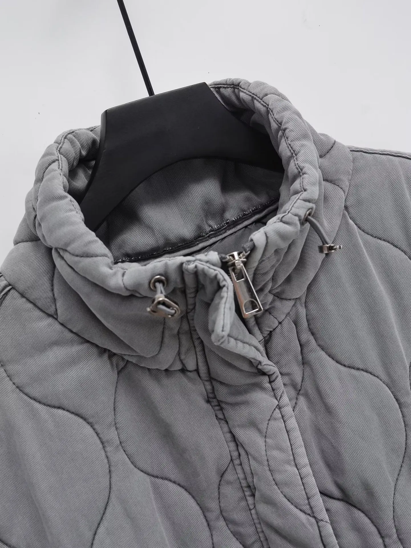 2025 Autumn Winter Women Pocket Cotton Jacket Vest Sleeveless Stand Neck Zipper Waistcoat Loose Female Streetwear