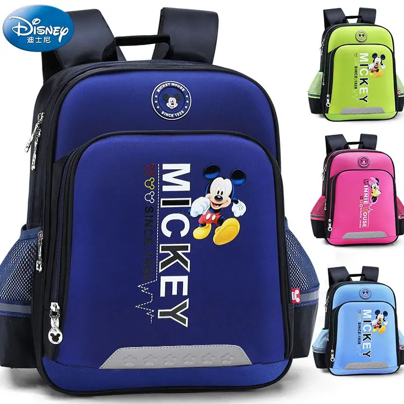 

Disney Fashion High Quality Lightweight Reducing Burden 1-3-6 Grades Backpack Student Cartoon Mickey Large Capacity Backpack