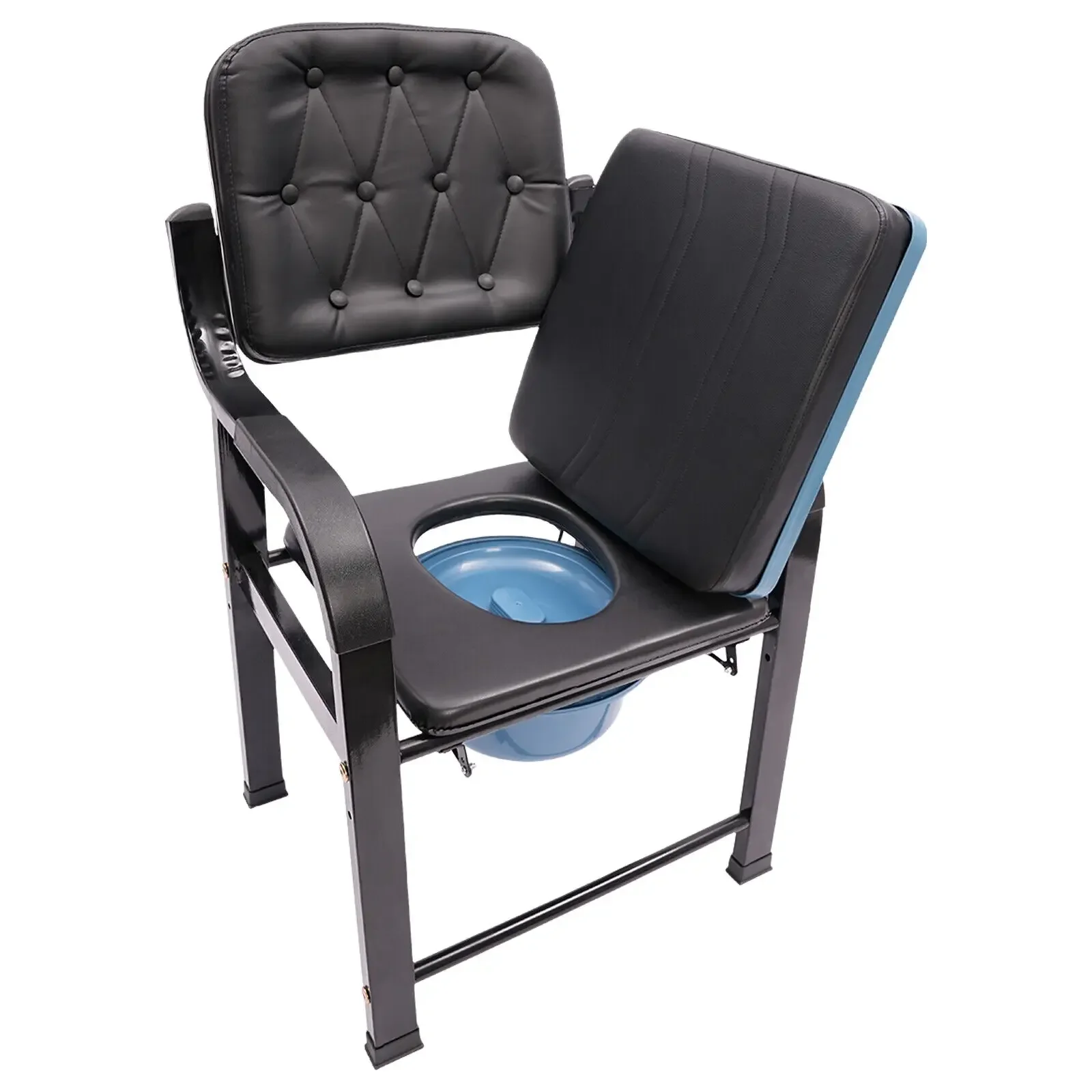 Heavy Duty ข้างเตียง Commode ผู้สูงอายุผู้ใหญ่,ข้างเตียง Commode เก้าอี้ห้องน้ํา Commode เก้าอี้ผู้สูงอายุผู้สูงอายุ Senjoren