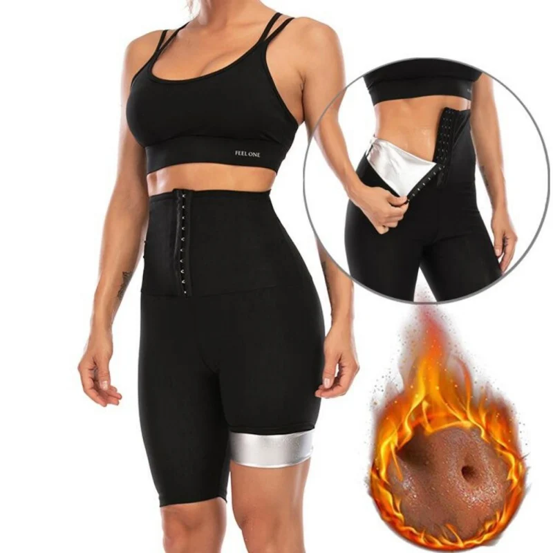 Sauna Leggings for Women Sweat Pants High Waist Compression Slimming Hot Thermo Workout Training Capris Body Shaper