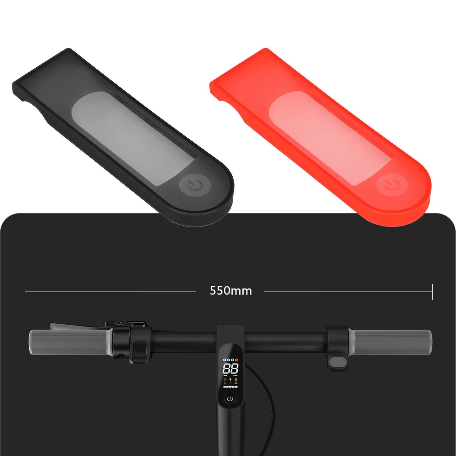 Dashboard Cover Silicone Sleeve Case For Xiaomi Electric Scooter 4 Ultra Protection Waterproof Dustproof Accessories