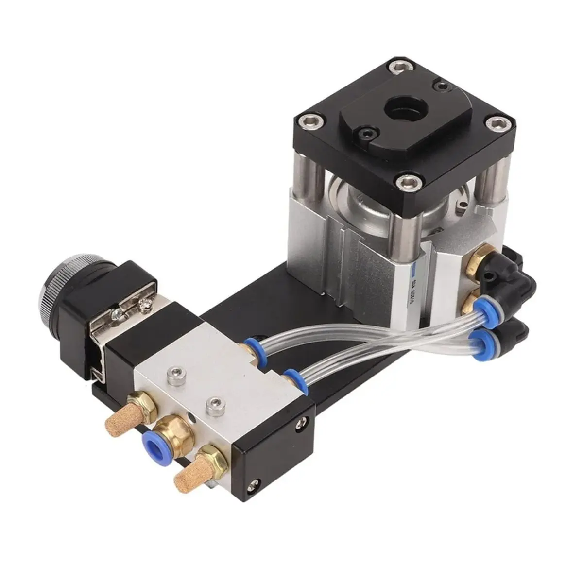 【TODAY-BUY】~@ Pneumatic Hole Puncher 15mm, Aluminum Alloy Woodworking Banding Punch Tool for Paper and Crafts