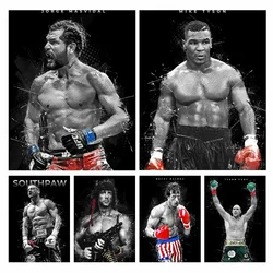 D Full Diamond Painting Kit Mike Tyson Rocky Balboa Boxing Mosaic Rhinestone Cross Stitch Tableau Wall Decor for Home