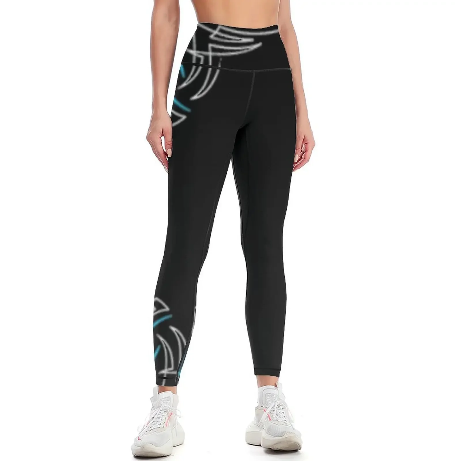 

Pinstripe Leggings Legging sexy woman sportswear for gym Womens Leggings