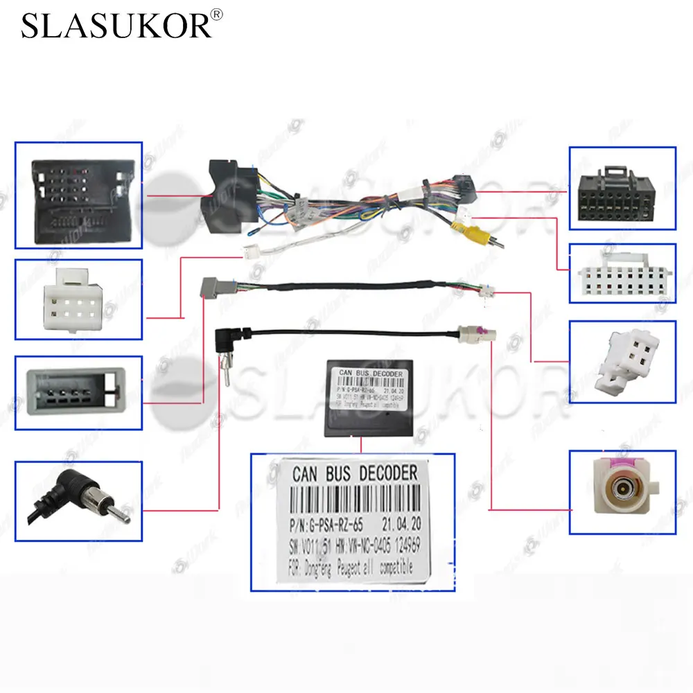 16PIN Car Radio Cab… - image