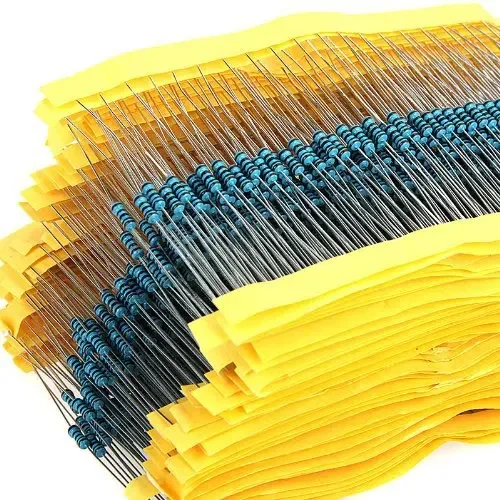 

1% Metal Film Resistor Resistance Assortment Kit Set 30 Kinds Each 10pcs 1 Pack 300Pcs 10 -1M Ohm 1/4w Resistance