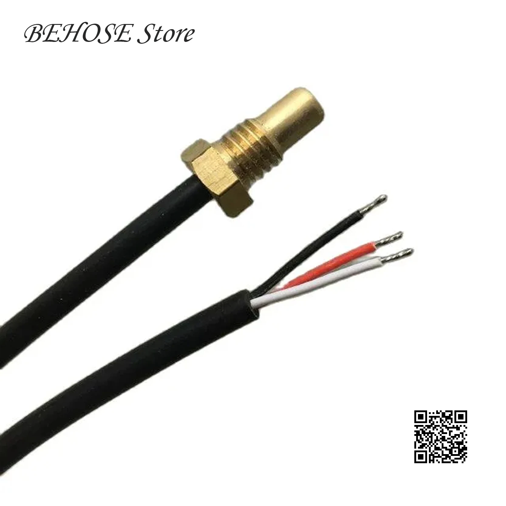 DS18B20 Threaded Dallas M8 M10 Stainless Steel High Temperature Waterproof Fixed Temperature Sensor Probe