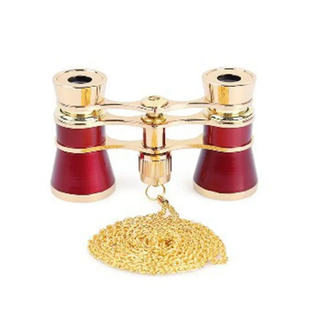 

Портативный оперный бинокль, винтажный компактный музыкальный концертный телескоп, легкий с цепочкой, мини-бинокль для наблюдения за птицами