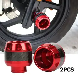 2PCS Motorcycle Anti-fall Cup Aluminum Alloy Motorcycle Front Fork Cover Anti-collision Wheel Protector Modified Accessorie