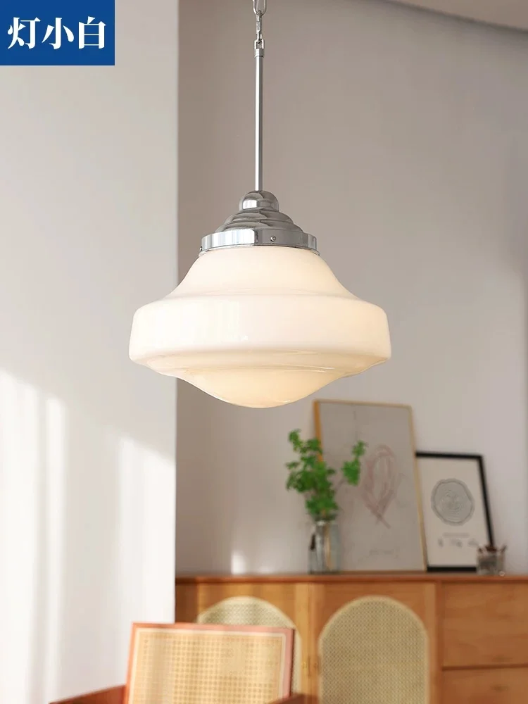Dining table pendant light, retro restaurant, bar counter, homestay, Wabi Sabi, antique style, single headed minimalist light