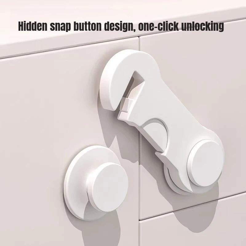5/10PCS Baby Safety Locks Cabinet Locks Room Locks Drawer Locks Anti-Pinch Folio Locks Safety Protection Products