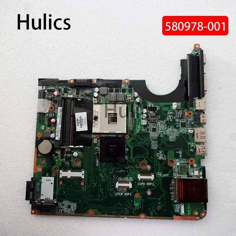 Hulics Used 580978-001 DAUP6DMB6C0 For HP DV6-2152NR DV6-2000 580978 Series Laptop Motherboard