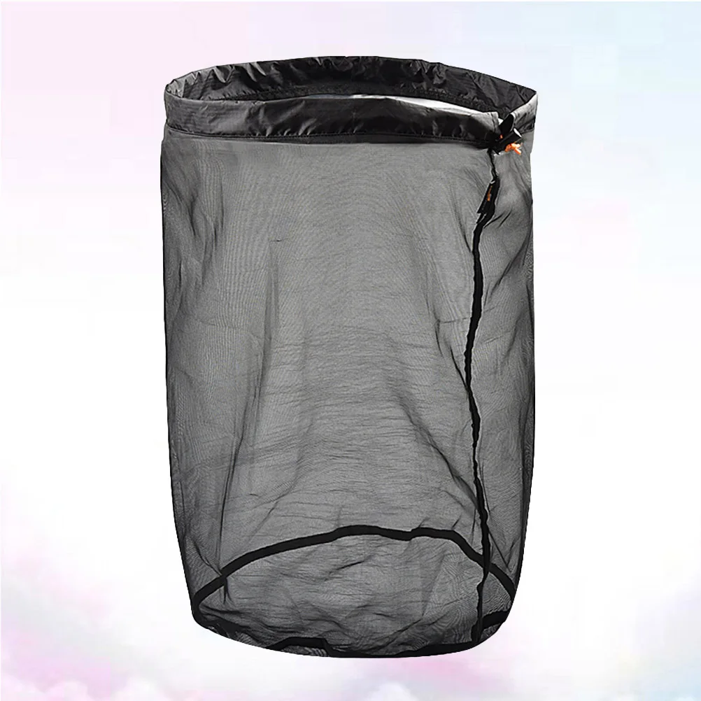 

Compressed Mesh Drawstring Storage Bag Xxl Color Matching Organizer Multifunctional Laundry Storage Large Capacity Dirty Clothes