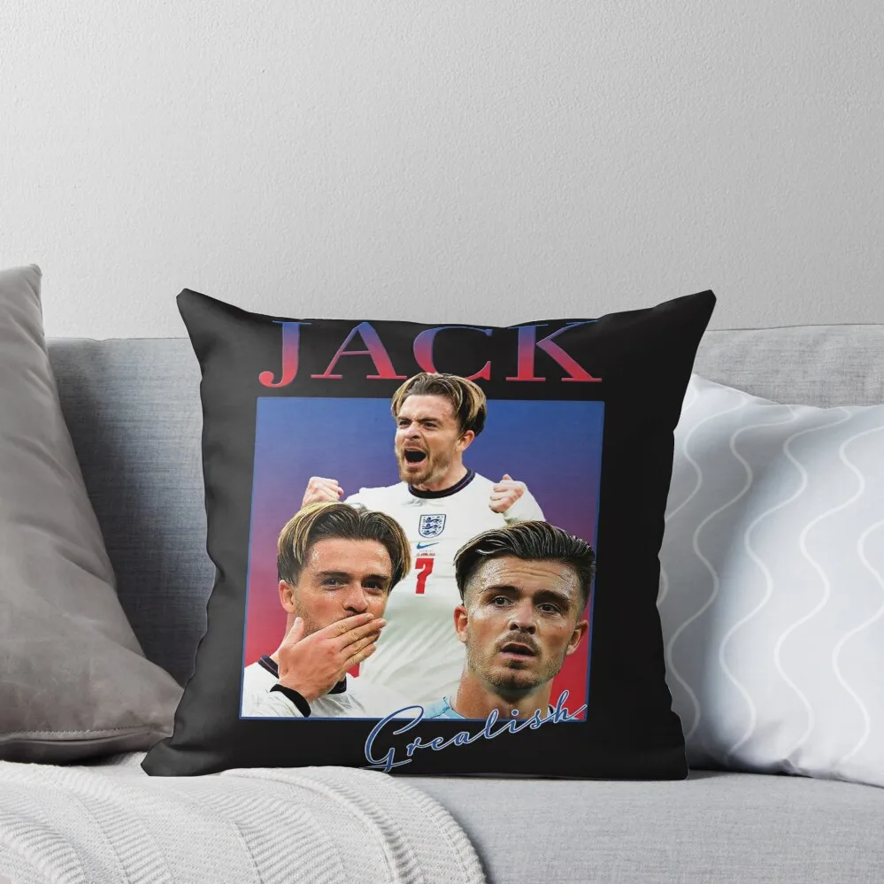 

Jack Grealish Homage Throw Pillow Luxury Sofa Cushions Cushions Cover pillows decor home luxury covers pillow