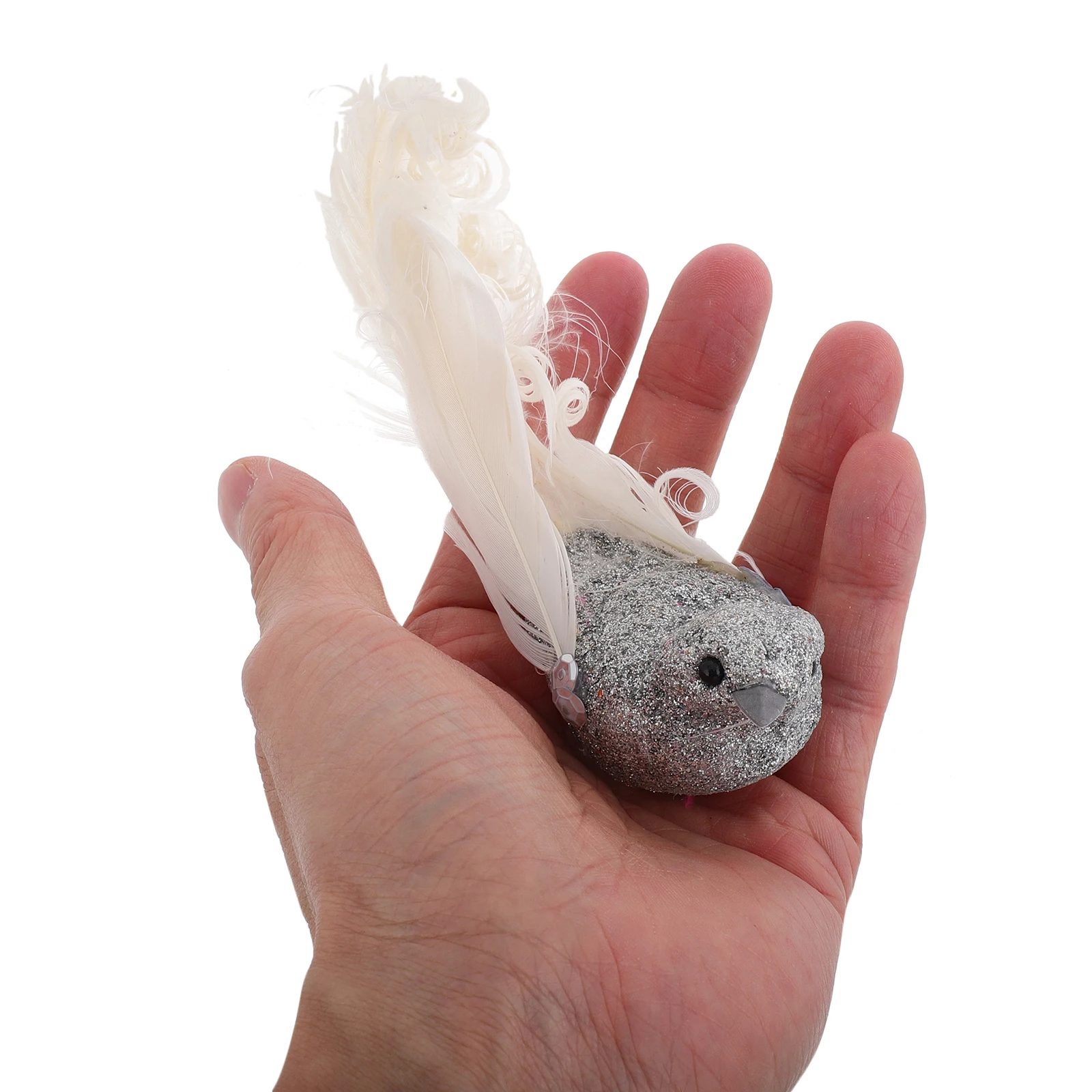 

6 Pcs Artificial Bird Decorations for Model Ornaments Tree Realistic