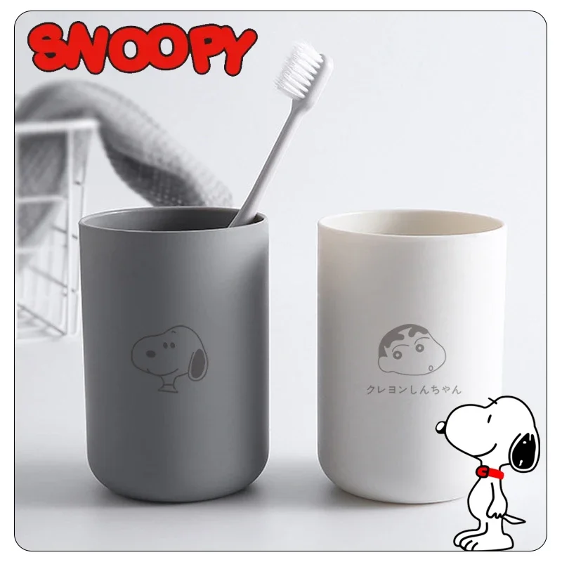 Snoopy Tandenborstel Cup Tandpasta Houder Cartoon Duurzaam Pp Plastic Leuke Home Reizen Badkamer Mondwater Cup Badkamer Accessoires