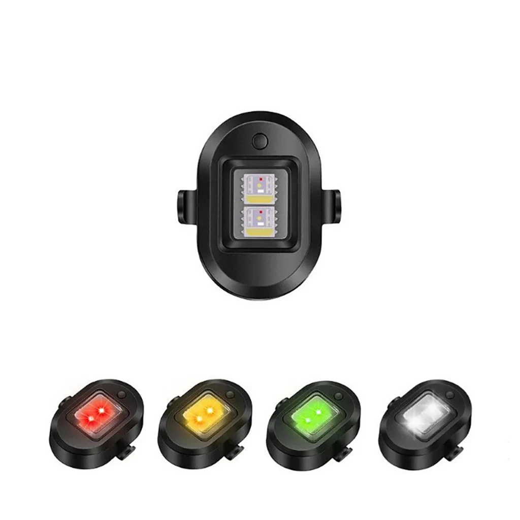 

7 Colors Drone Strobe Light USB LED Anti-Collision Bike Tail /Model Aircraft Night Flying Mini Signal Flashing Warning Light