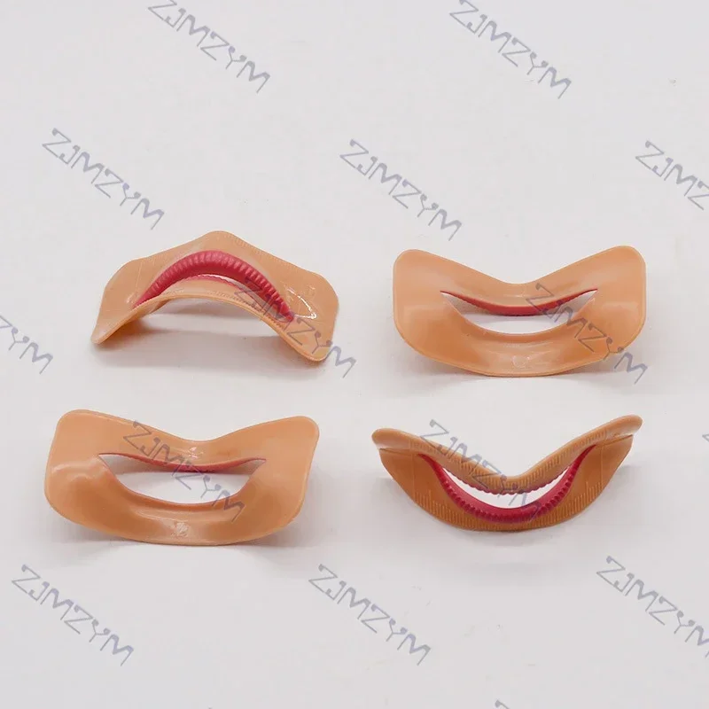 مختبر تجميل الأسنان ، فحص الشفاه ، ترتيب الأسنان ، تأثير الوهم الداخلي ، شكل فم مختلف ، 4 *