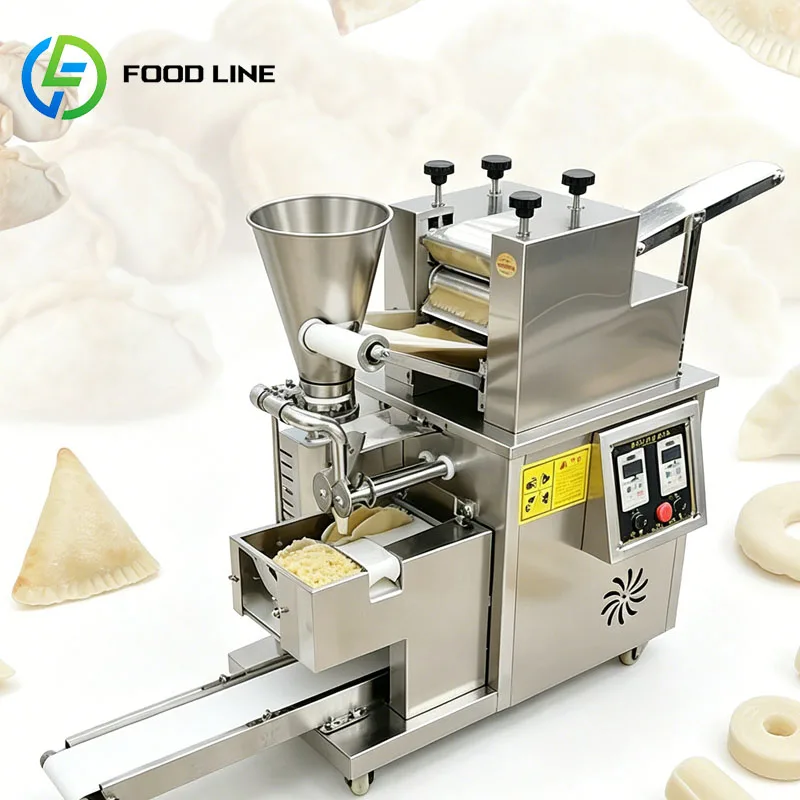 High Efficiency Dumpling Ravioli Making Machine Industrial Food Filling Forming Production Line Customized
