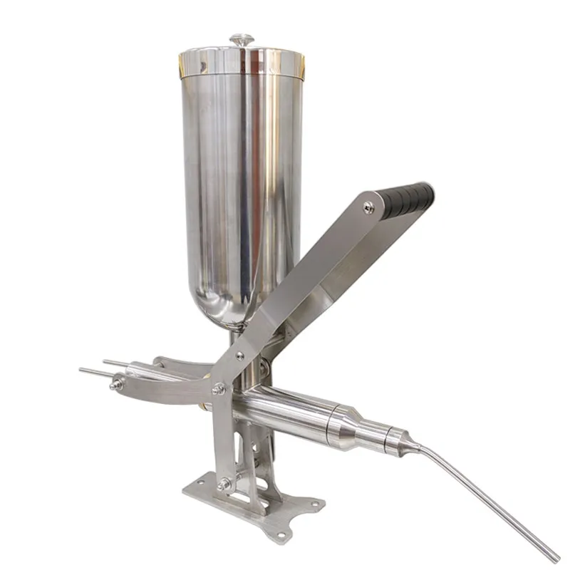 

Commercial Desktop Manual Cream Filler Cake Filling Machine All Stainless Steel Jam Core Filling Machine Puff Filling Machine