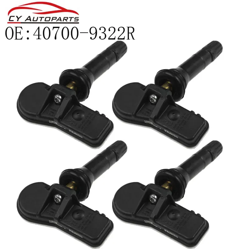 

4PCS Tire Pressure Sensor For Lodgy Sandero Renault Kangoo For Dacia Duster Clio Captur 40700-9322R 407009322R