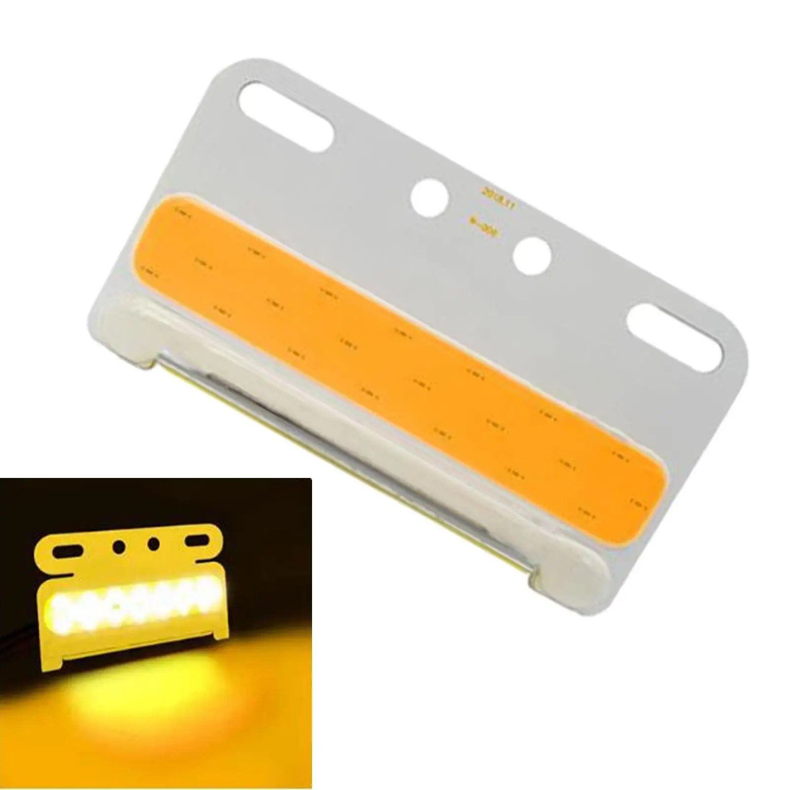 

Водонепроницаемый светодиодный боковой габаритный фонарь 24В с корпусом из сплава, светодиодная лампа для универсальных грузовиков, полуприцепов, фургонов, автодомов