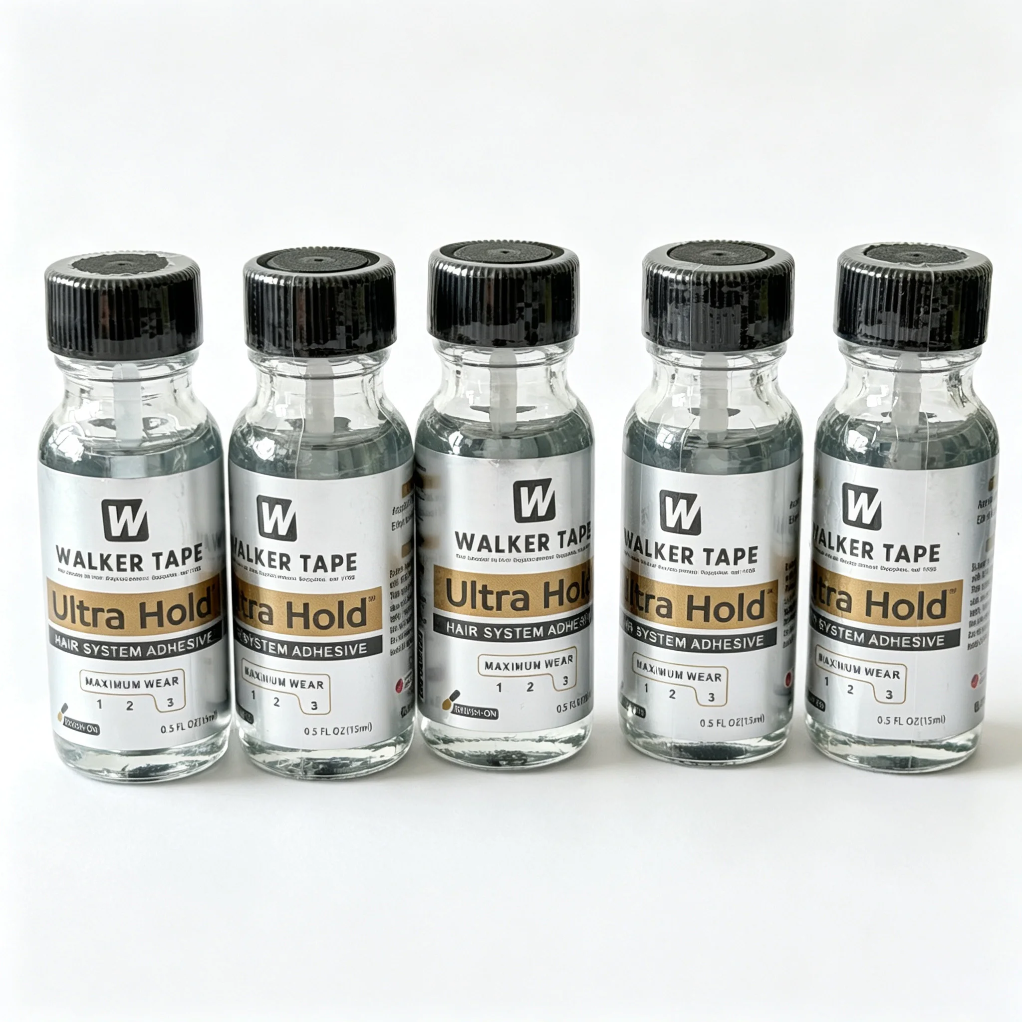 Ultra Hold Brush-on Liquid Bond Hair System Adhesive Silicone Glue For Lace Wig/Toupee/Closure/Beard 0.5OZ