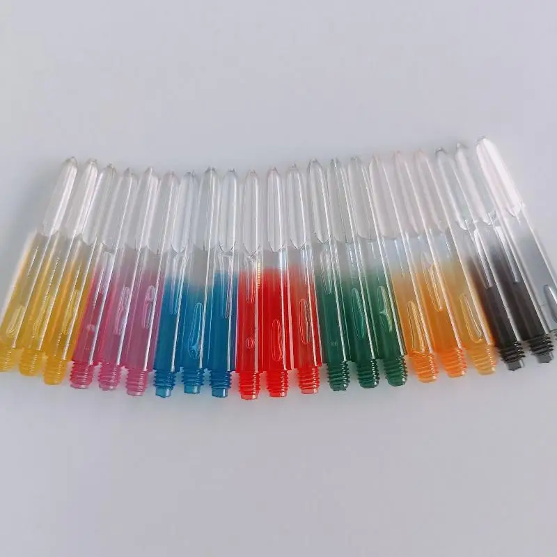3 قطعة 2BA الموضوع البلاستيك النايلون لينة تلميح السهام مهاوي اللون شفاف التدرج السهام ينبع DIY بها بنفسك دارت اكسسوارات