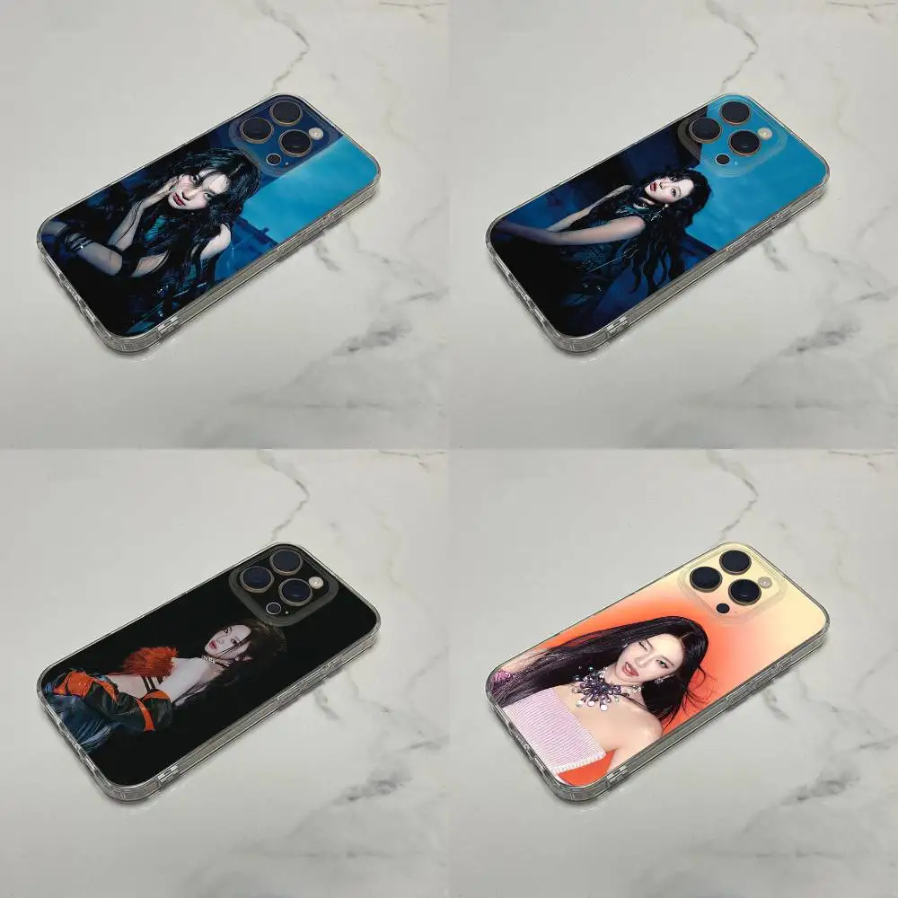

N-Ningning N-Ning Yizhuo Phone Case For iPhone 16,15,14,13,12,11 Plus,Pro,Max,XR,XS,Plus,E,SE4,Mini Transparent Cover