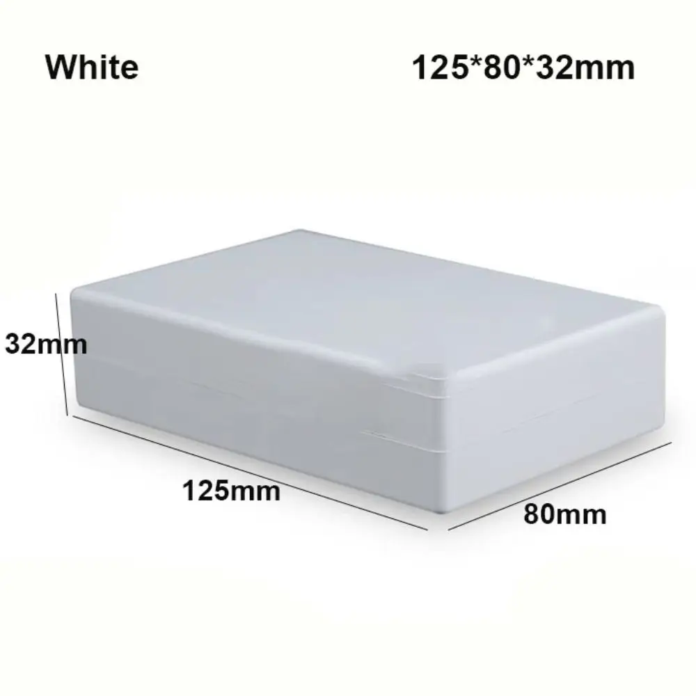 New Waterproof Project Enclosure Boxes White Black ABS Plastic Storage Case 9 Styles Housing Instrument Case Electronic Supplies