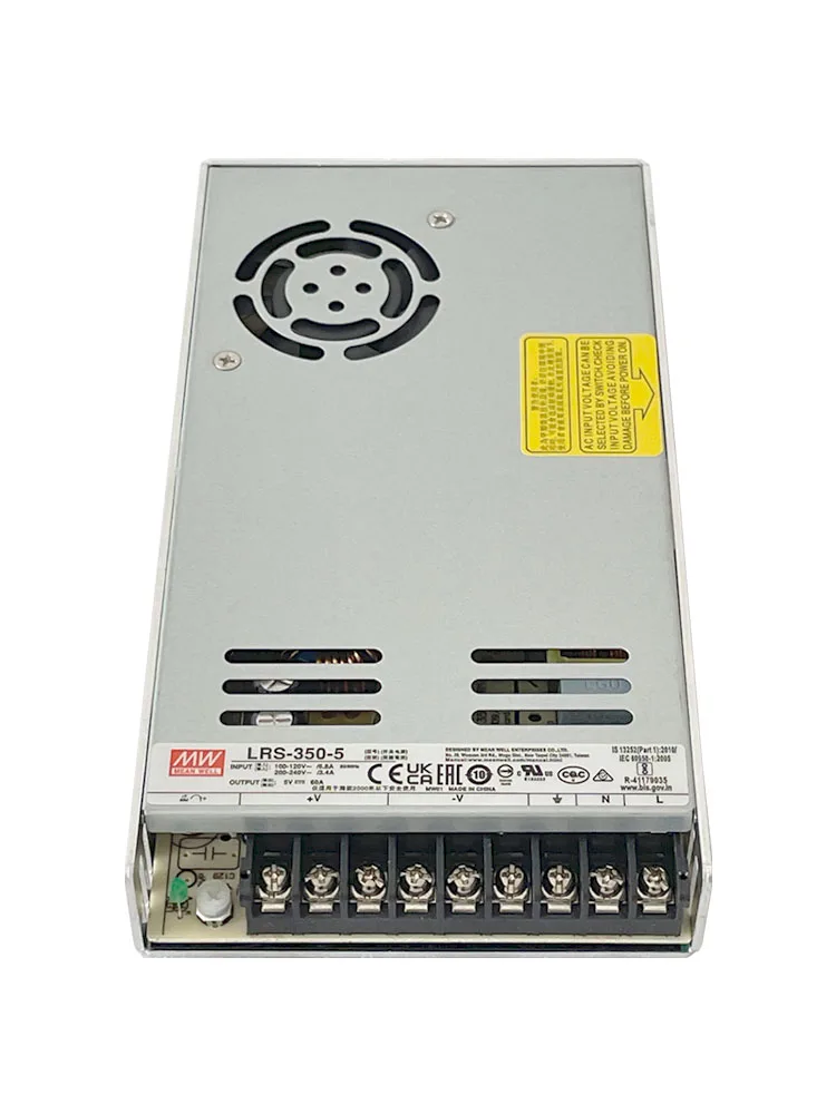 Meanwell LRS-350-5 300W 5V 60 Amp Single Output Switchable Power Supply for LED Display