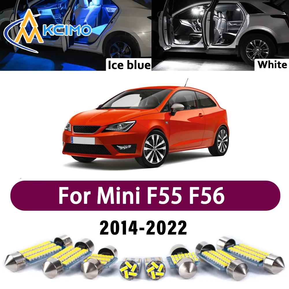 

Premium LED Interior Lighting Kit for Mini F55 F56 2014-2022 2015 2016 2017 High-Quality Error-Free Dome Map Trunk Auto Lamps