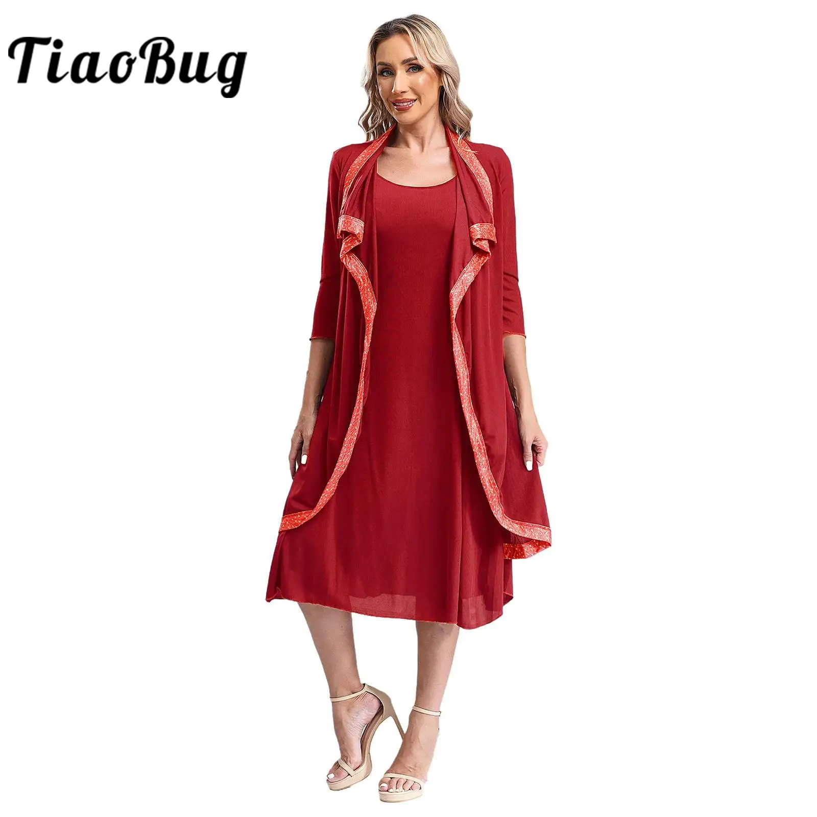 Women's Retro Dress Long Sleeve Loose Dress Pageant Wedding Vestidos for Daily Wear Formal Occasion Evening Party Prom Gown