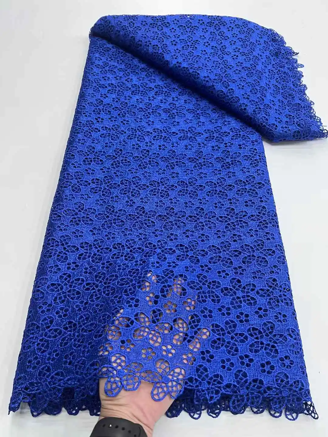 

Guipure Cord Nigerian Fabric 2025 High Quality African Water Souble Lace Fabric for Women Party Dresses Sewing