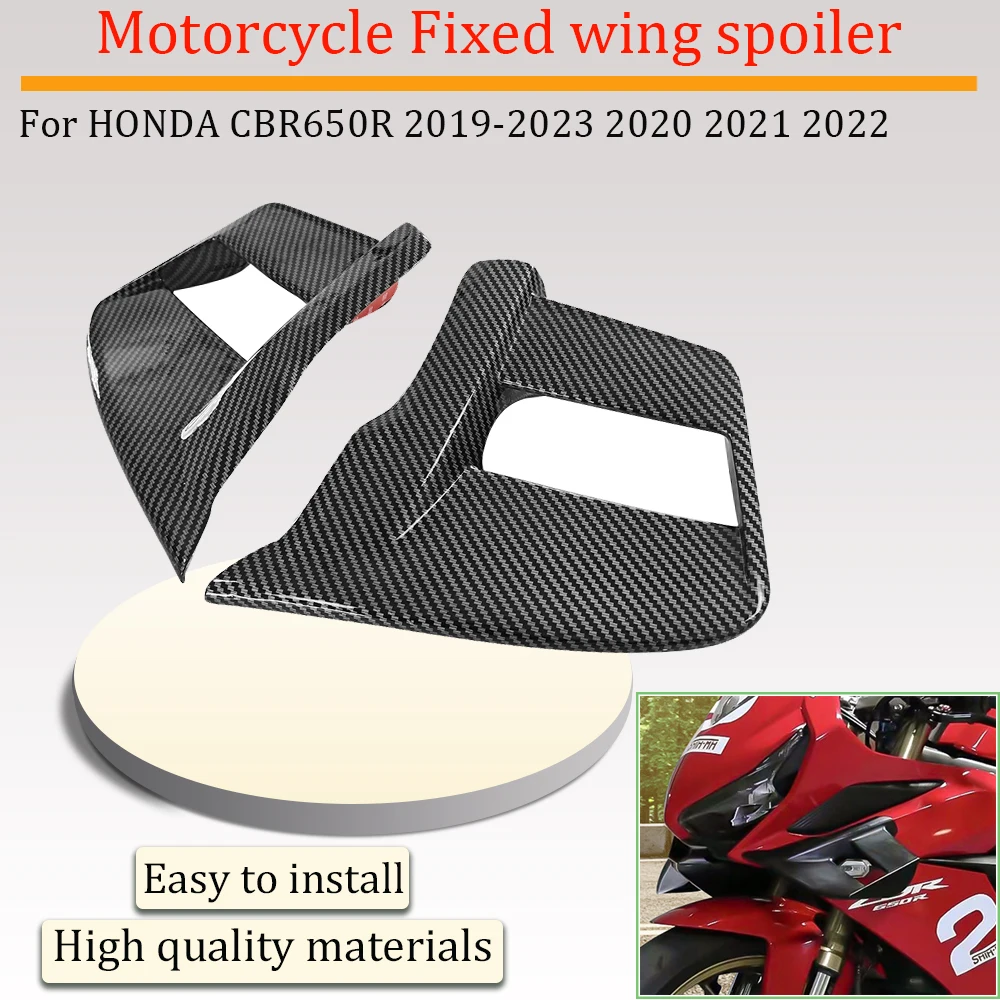 For HONDA CBR650R 2019-2023 2020 2021 2022 Motorcycle accessories Fixed wing spoilers, ailerons, flaps, side wing fairings ﻿