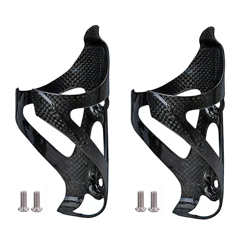 2 Stück Vollcarbon-Fahrrad-Flaschenhalter MTB Rennrad Flaschenhalterung Ultraleicht Fahrradzubehör Matt/Glänzend 4 Farben 1