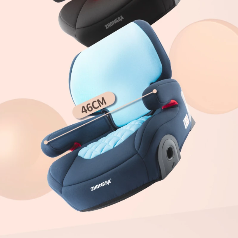 EG64: Child Seat with Isofix, Adjustable Booster, Universal Backrest, Removable Safety Chair | Isofix-Compatible Kid's Chair