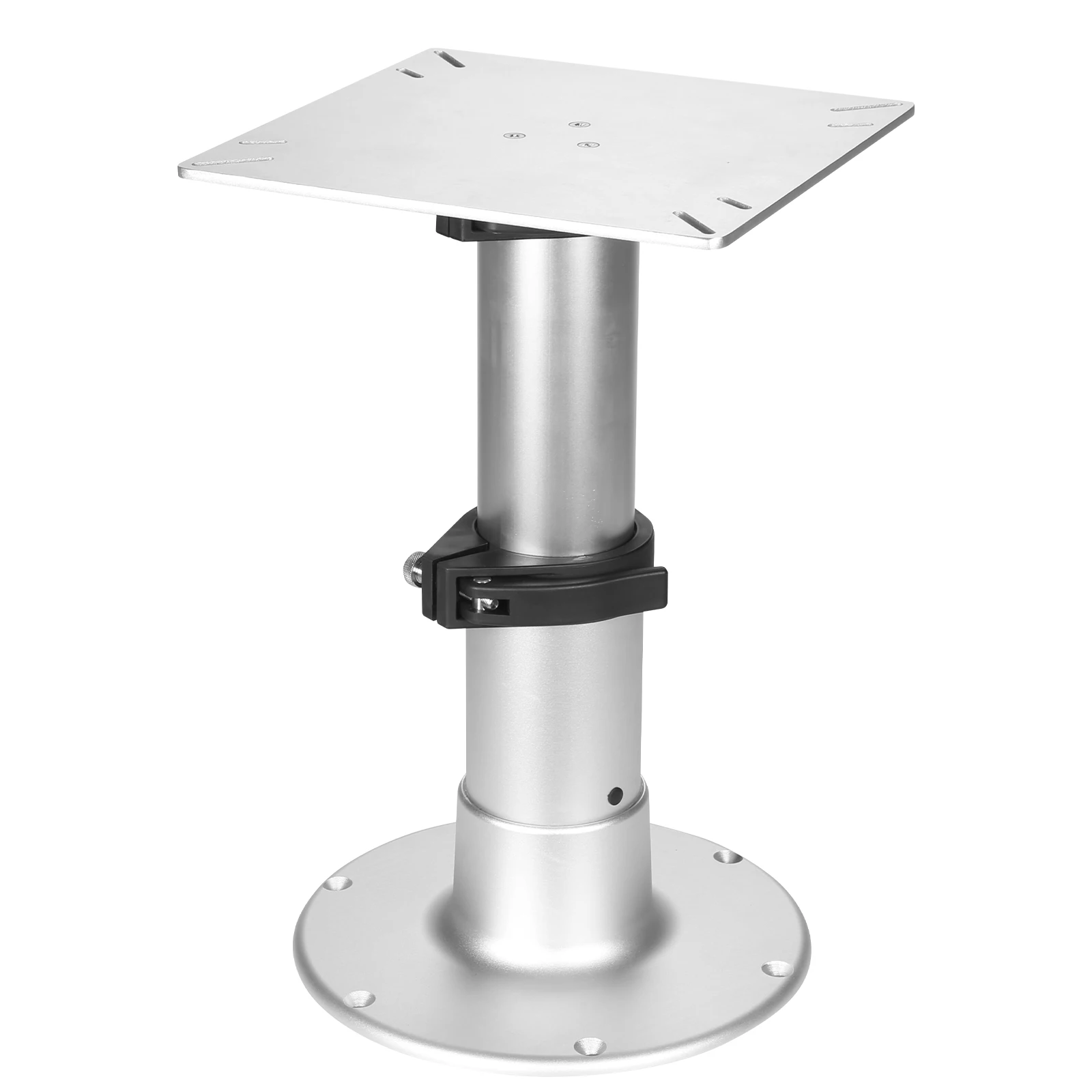 

RV Table Base Stand Leg Detachable 3-Level Telescopic Aluminum Alloy 13-28 Inch Height Range with Gas Lift for Boats and Yachts