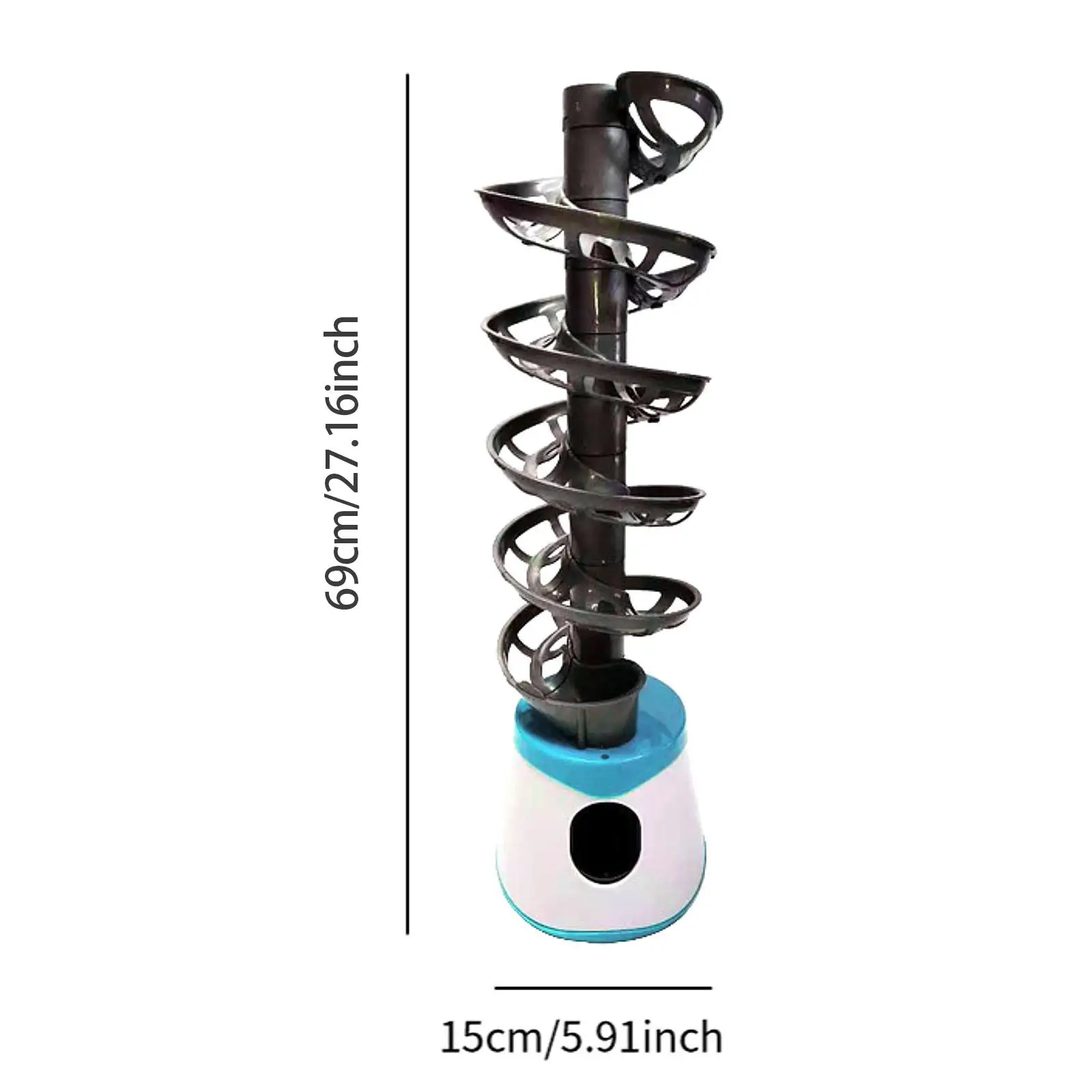 Table Tennis Ball Launcher Automatic Machine for Outdoor Indoor Training with Durable ABS Construction for All Ages