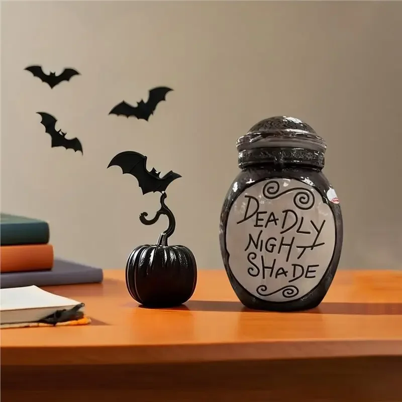 Halloween Decoration Resin Craft Magic Potion Jar Desktop Ornament Shade Jar Party Scene