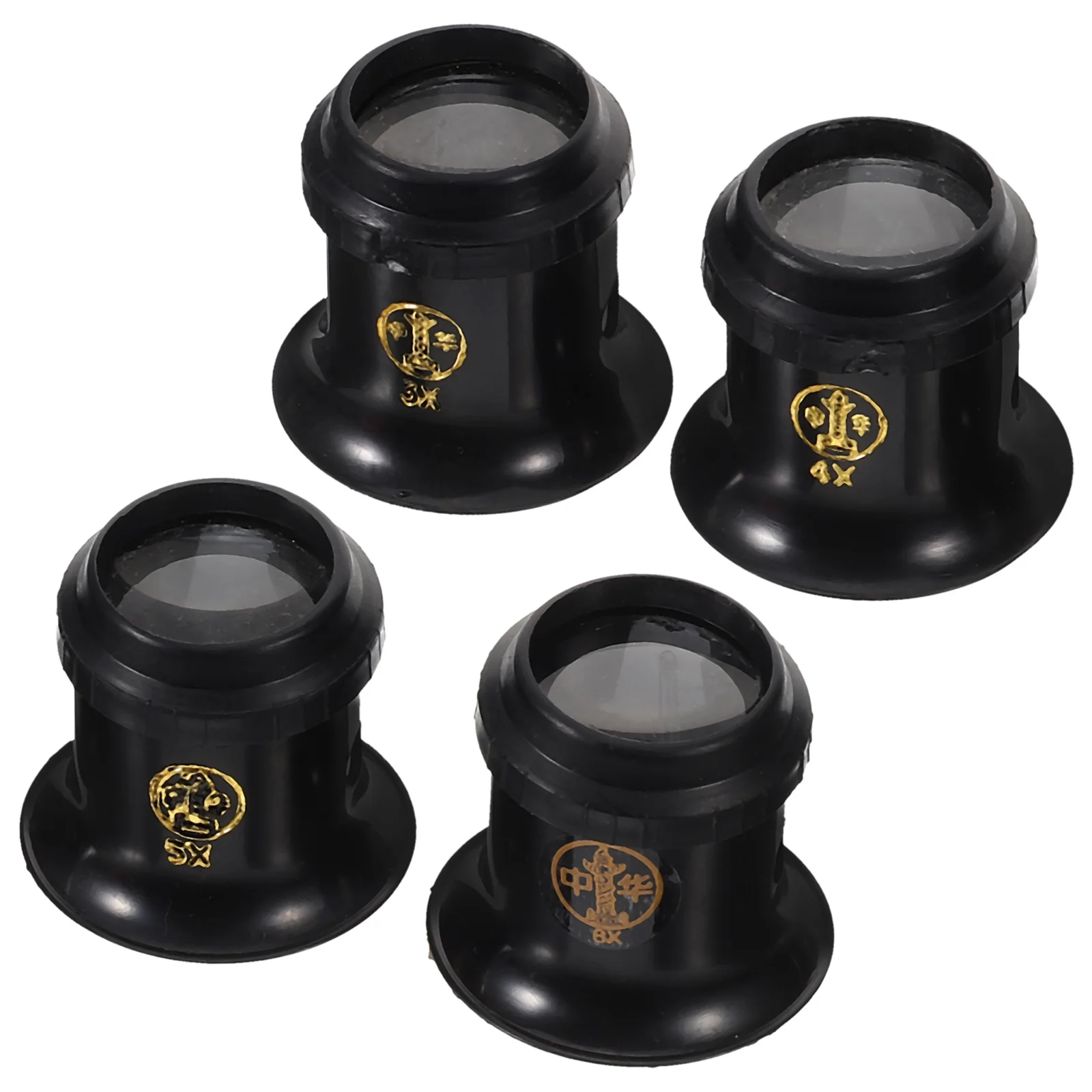 

4Pcs Portable Jewelers Loupe Watch Repairing Tool with Good Craftsmanship Loupe Light Loupes Light Jewelers Tools