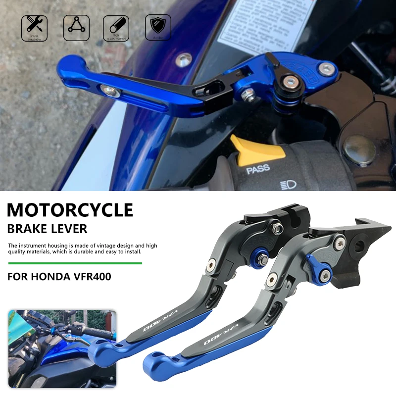 

For Honda VFR 400 R NC30 1989-1992 Motorcycle Brake Clutch Handle Lever CNC Aluminum Adjustable Handlebar Accessories