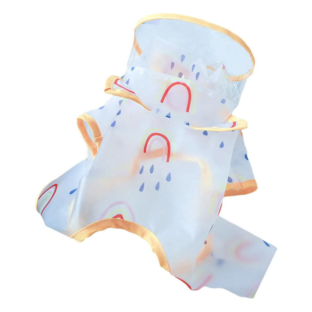 

Waterproof Dog Raincoat Transparent Small Puppy Raincoats Outdoor Lightweight Hooded Pet Supplies Cute Raincoat