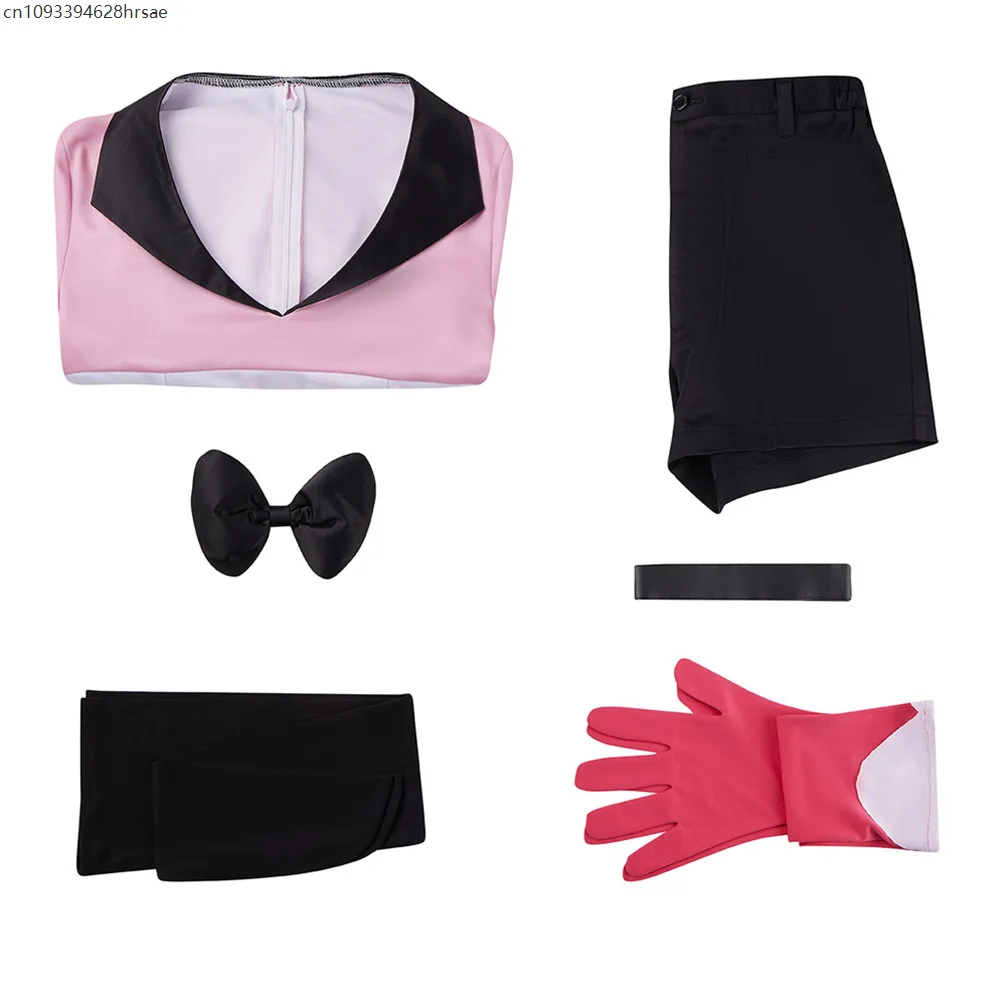 애니메이션 코스프레 의상 가발 소녀 긴 후드 멋진 복장 할로윈 생일 파티 유니폼 정장 여성을위한