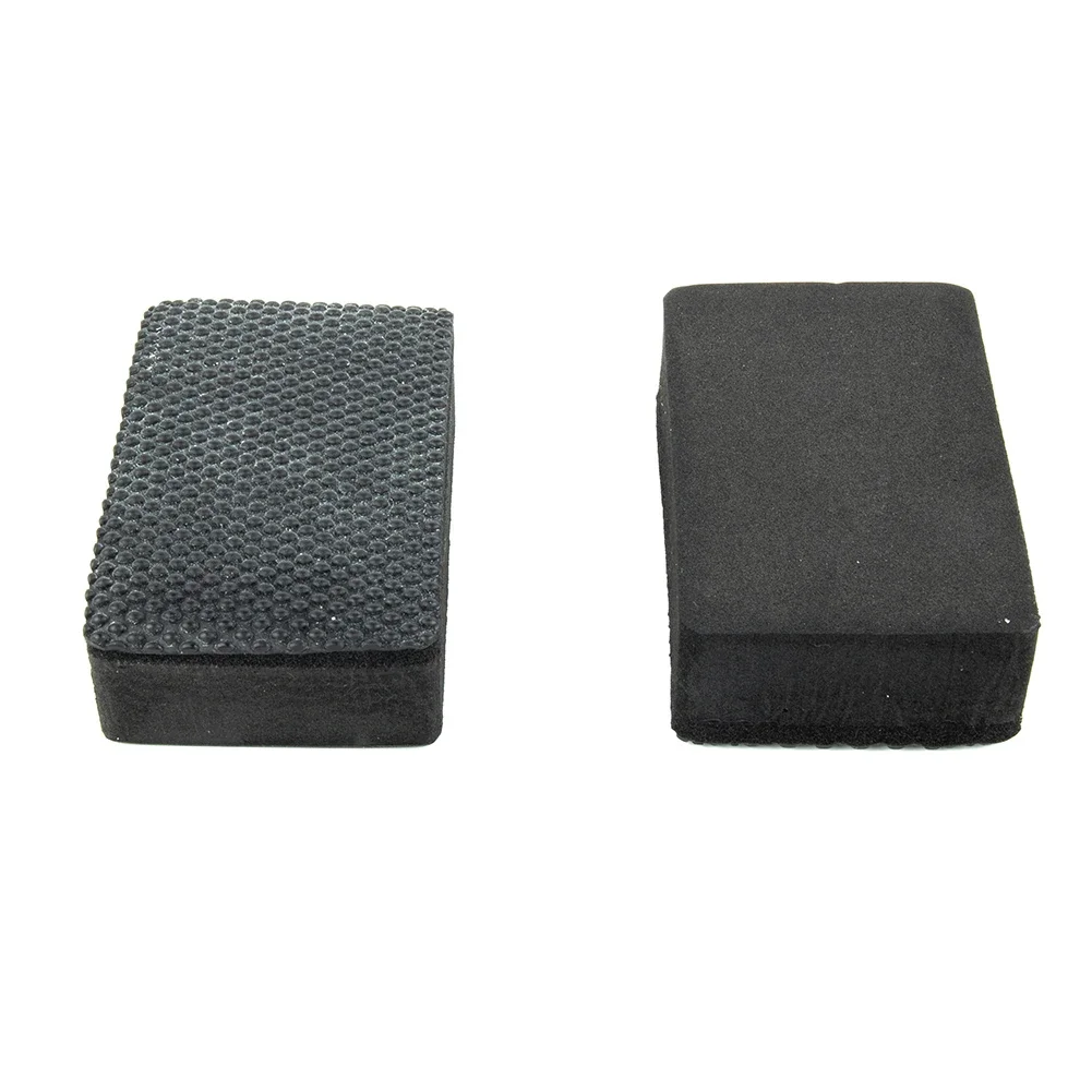 3 Pcs Auto Clay Bar Pad Sponge Block Cleaning Eraser Wax Polish Pad Kits Black For Car Hood Roof Windshield Kitchen Cathroo