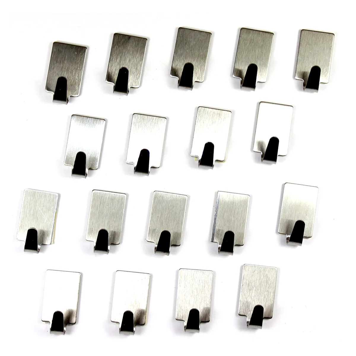 Waterproof Stickers Self Adhesive Wall Hooks Adhensive Stainless Steel Coat Towel